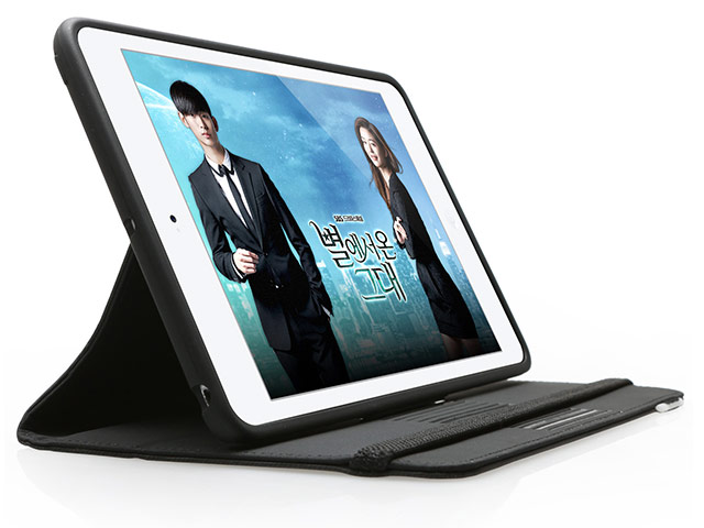 Чехол X-doria SmartStyle Slim case для Apple iPad Air (черный, матерчатый)