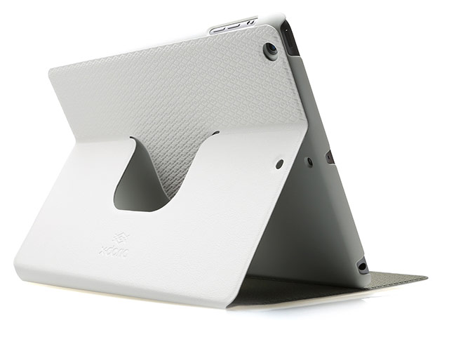 Чехол X-doria Dash Folio Spin case для Apple iPad Air (белый, кожаный)