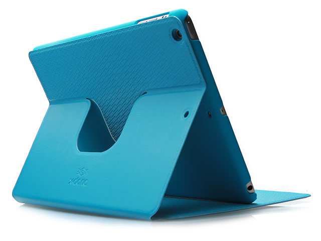 Чехол X-doria Dash Folio Spin case для Apple iPad Air (голубой, кожаный)