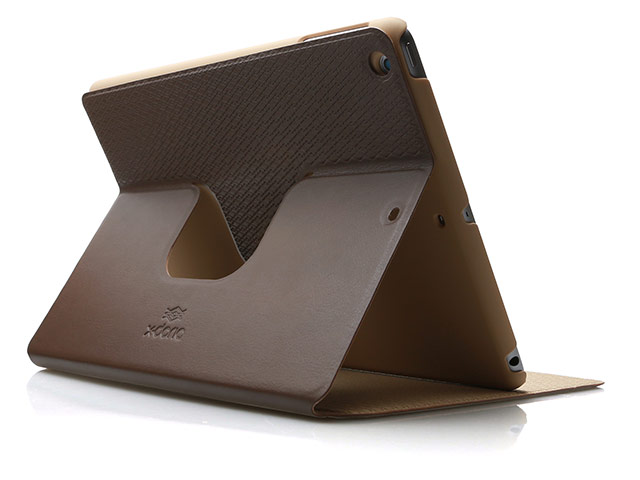 Чехол X-doria Dash Folio Spin case для Apple iPad Air (темно-коричневый, кожаный)