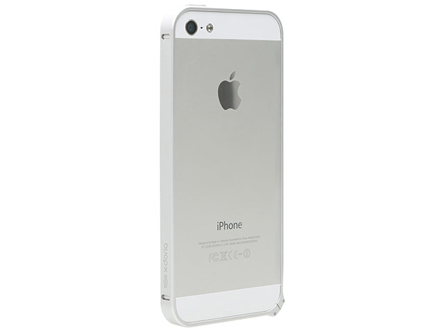 Чехол X-doria Bump Gear Case для Apple iPhone 5/5S (серебристый, маталлический)