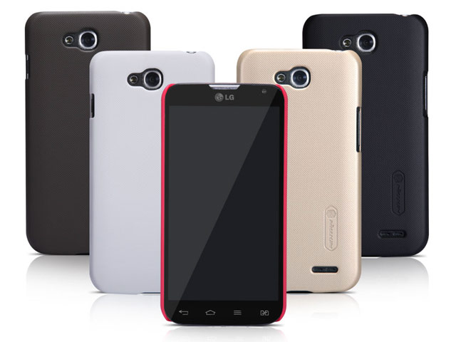 Чехол Nillkin Hard case для LG L90 D410 (черный, пластиковый)