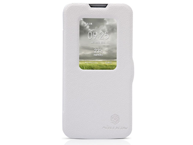 Чехол Nillkin Fresh Series Leather case для LG L90 D410 (белый, кожаный)