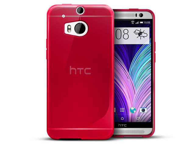 Чехол WhyNot Soft Case для HTC new One (HTC M8) (красный, гелевый) (NPG)