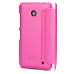 Чехол Nillkin Sparkle Leather Case для Nokia Lumia 630 (розовый, кожаный)
