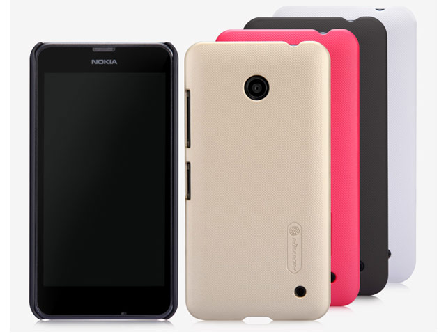 Чехол Nillkin Hard case для Nokia Lumia 630 (черный, пластиковый)