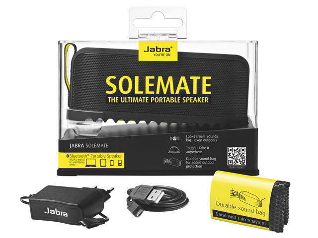 Портативная колонка Jabra Solemate (белая, стерео, беспроводная)