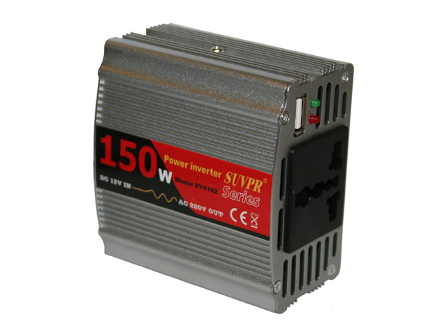 Инвертор Suvpr Power Inverter DY8102 (150W, 12V-220V)