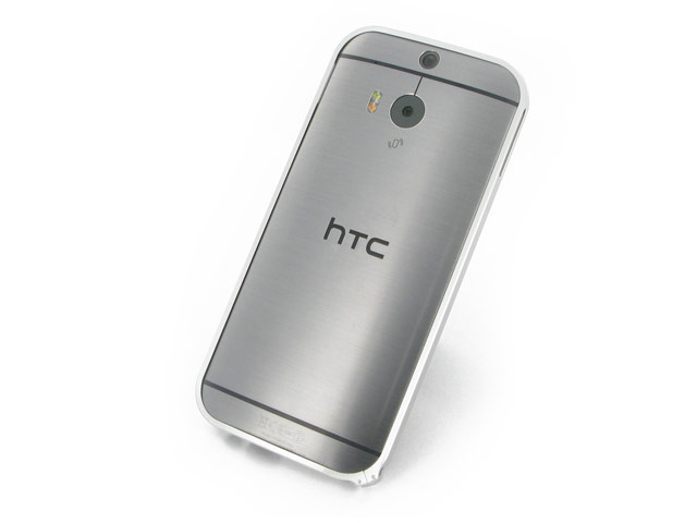 Чехол Yotrix BumperCase для HTC new One (HTC M8) (серебристый, алюминиевый)