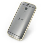 Чехол Yotrix BumperCase для HTC new One (HTC M8) (золотистый, алюминиевый)