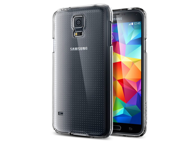 Чехол Yotrix DotCase для Samsung Galaxy S5 SM-G900 (прозрачный, пластиковый)