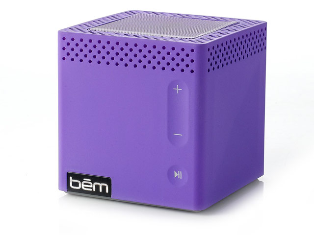 Портативная колонка bem wireless Mobile Speaker (фиолетовая, беспроводная, моно)