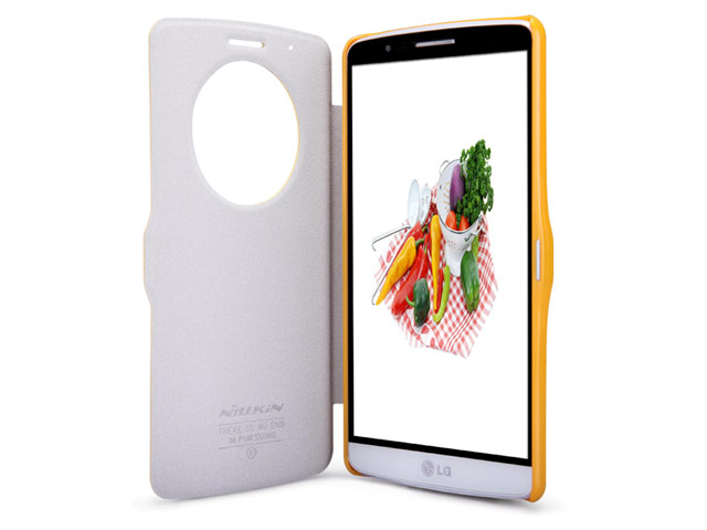 Чехол Nillkin Fresh Series Leather case для LG G3 D850 (черный, кожаный)