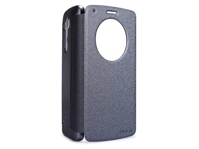 Чехол Nillkin Sparkle Leather Case для LG G3 D850 (черный, кожаный)