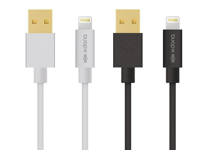 USB-кабель X-Doria Lightning Cable (черный, 1 м, Lightning, MFi)