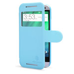 Чехол Nillkin Fresh Series Leather case для HTC One mini 2 (HTC M8 mini) (голубой, кожаный)