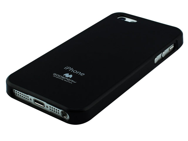 Чехол Mercury Goospery Jelly Case для Apple iPhone 5/5S (черный, гелевый)