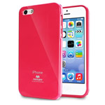 Чехол Mercury Goospery Jelly Case для Apple iPhone 5/5S (малиновый, гелевый)