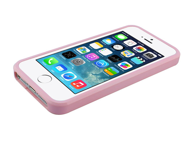 Чехол Mercury Goospery Jelly Case для Apple iPhone 5/5S (розовый, гелевый)