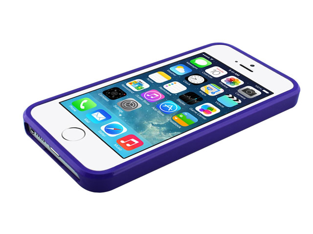 Чехол Mercury Goospery Jelly Case для Apple iPhone 5/5S (фиолетовый, гелевый)