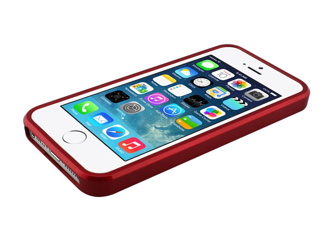 Чехол Mercury Goospery Jelly Case для Apple iPhone 5/5S (красный, гелевый)