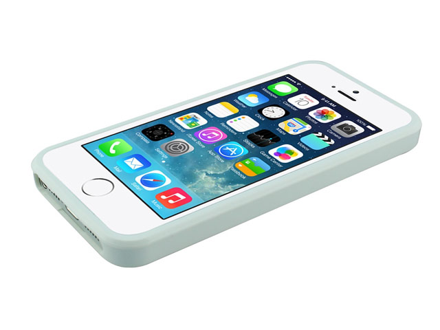 Чехол Mercury Goospery Jelly Case для Apple iPhone 5/5S (белый, гелевый)