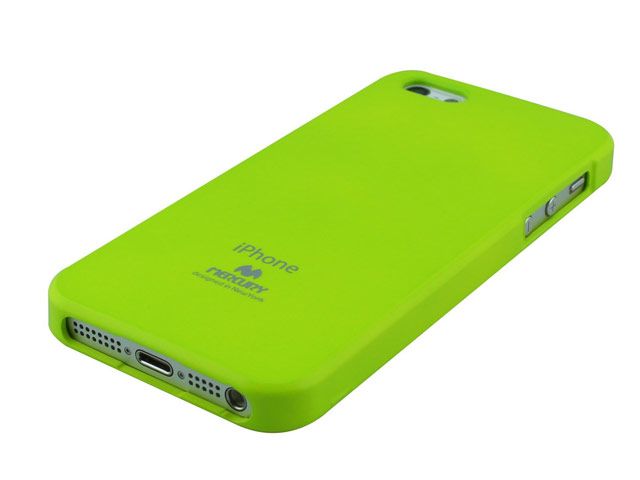 Чехол Mercury Goospery Jelly Case для Apple iPhone 5/5S (зеленый, гелевый)
