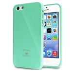 Чехол Mercury Goospery Jelly Case для Apple iPhone 5/5S (бирюзовый, гелевый)