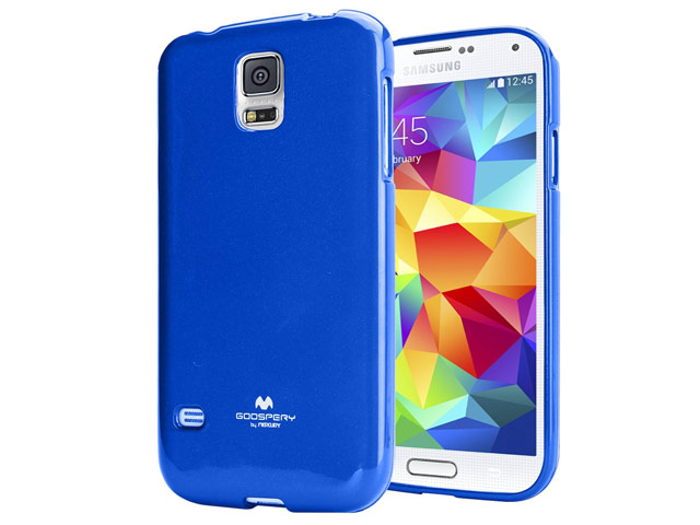 Чехол Mercury Goospery Jelly Case для Samsung Galaxy S5 SM-G900 (синий, гелевый)