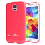 Чехол Mercury Goospery Jelly Case для Samsung Galaxy S5 SM-G900 (малиновый, гелевый)