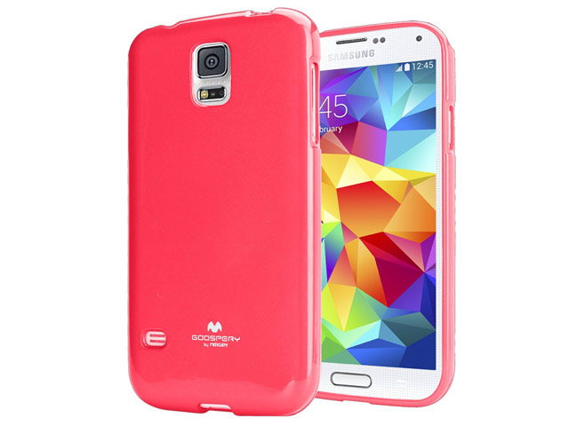 Чехол Mercury Goospery Jelly Case для Samsung Galaxy S5 SM-G900 (малиновый, гелевый)