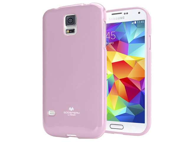 Чехол Mercury Goospery Jelly Case для Samsung Galaxy S5 SM-G900 (розовый, гелевый)