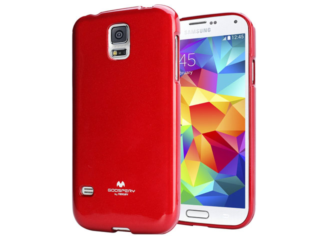 Чехол Mercury Goospery Jelly Case для Samsung Galaxy S5 SM-G900 (красный, гелевый)