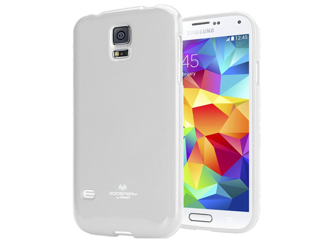 Чехол Mercury Goospery Jelly Case для Samsung Galaxy S5 SM-G900 (белый, гелевый)