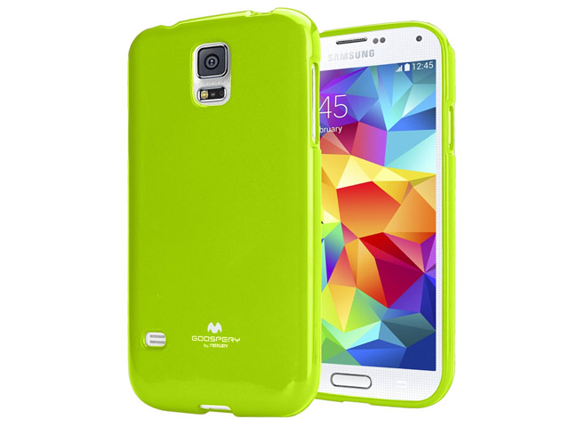 Чехол Mercury Goospery Jelly Case для Samsung Galaxy S5 SM-G900 (зеленый, гелевый)