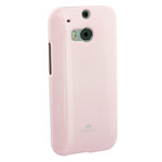 Чехол Mercury Goospery Jelly Case для HTC new One (HTC M8) (розовый, гелевый)