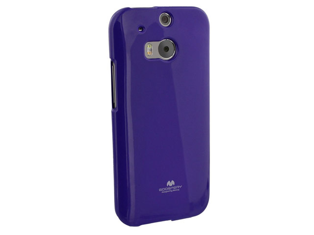 Чехол Mercury Goospery Jelly Case для HTC new One (HTC M8) (фиолетовый, гелевый)