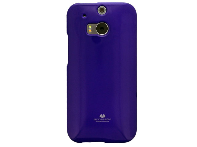 Чехол Mercury Goospery Jelly Case для HTC new One (HTC M8) (фиолетовый, гелевый)
