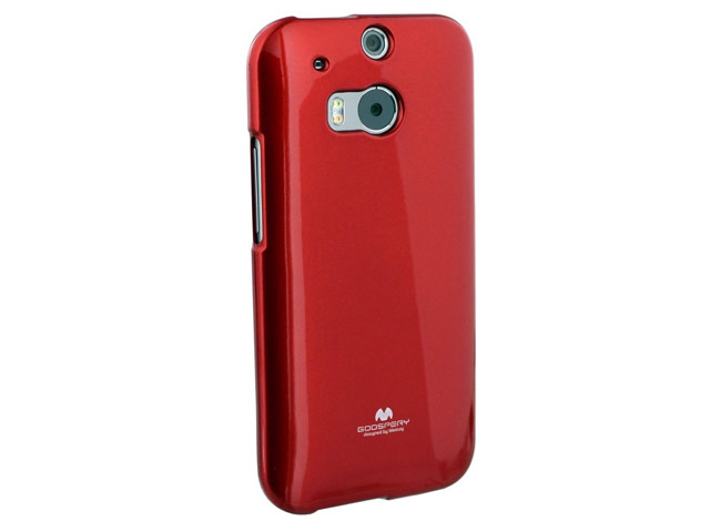 Чехол Mercury Goospery Jelly Case для HTC new One (HTC M8) (красный, гелевый)
