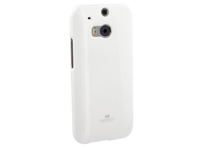 Чехол Mercury Goospery Jelly Case для HTC new One (HTC M8) (белый, гелевый)