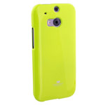 Чехол Mercury Goospery Jelly Case для HTC new One (HTC M8) (зеленый, гелевый)
