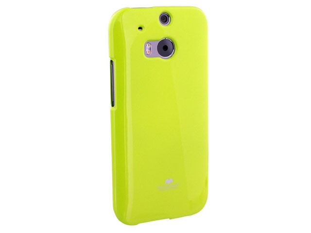 Чехол Mercury Goospery Jelly Case для HTC new One (HTC M8) (зеленый, гелевый)