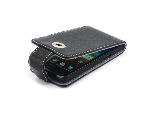 Чехол YooBao Slim case для Samsung Galaxy S 2 i9100 (черный, кожаный)
