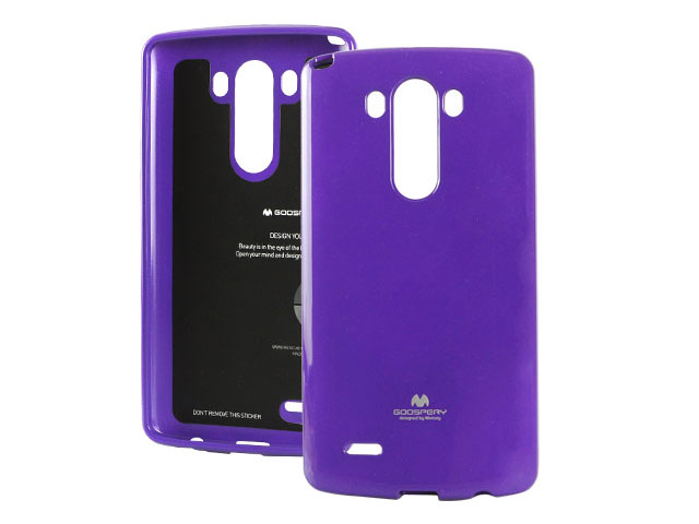 Чехол Mercury Goospery Jelly Case для LG G3 D850 (фиолетовый, гелевый)