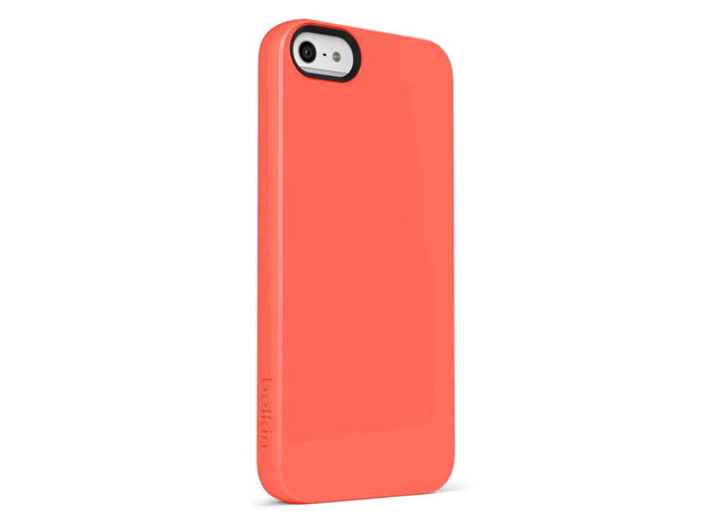 Чехол Belkin Grip Neon Glo для Apple iPhone 5/5S (оранжевый, гелевый)