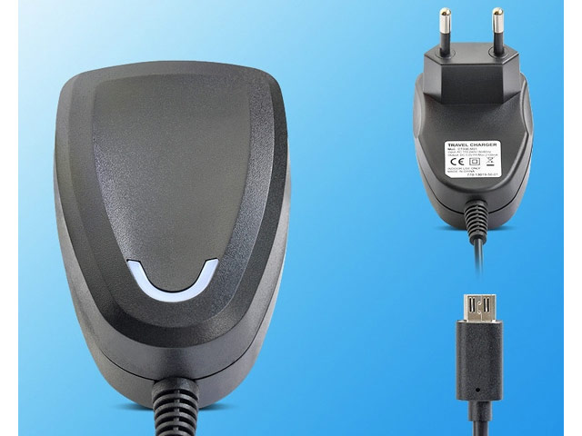 Зарядное устройство Yotrix USB Power Adapter универсальное (сетевое, microUSB, 2.1A, черное)