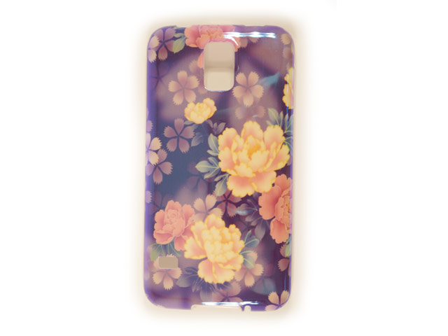 Чехол Yotrix CreativeCase для Samsung Galaxy S5 SM-G900 (Flowers, гелевый) (NPG)