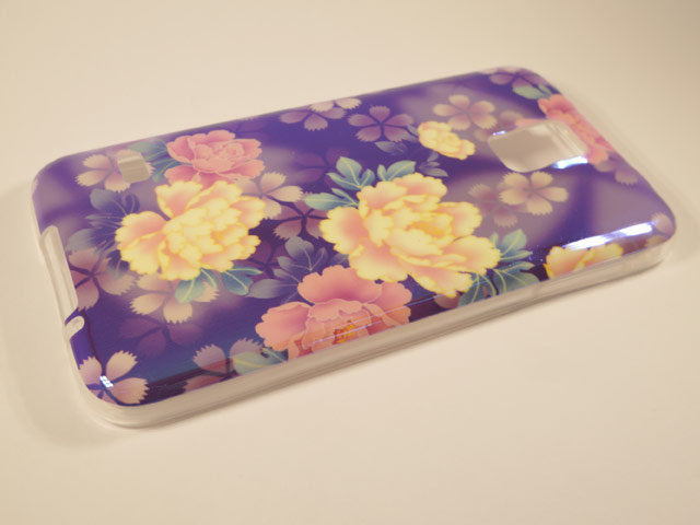 Чехол Yotrix CreativeCase для Samsung Galaxy S5 SM-G900 (Flowers, гелевый) (NPG)