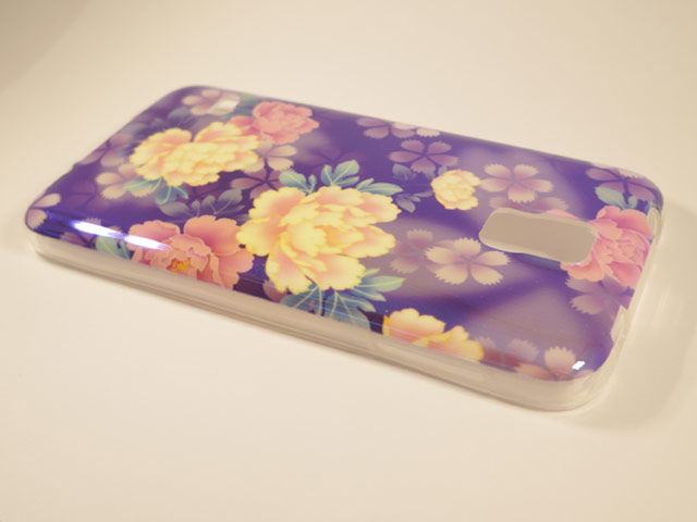 Чехол Yotrix CreativeCase для Samsung Galaxy S5 SM-G900 (Flowers, гелевый) (NPG)