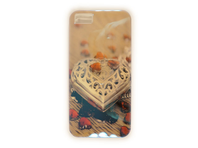 Чехол Yotrix CreativeCase для Apple iPhone 5/5S (Heart Shaped Box, гелевый) (NPG)